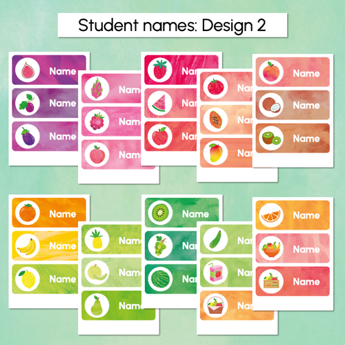 Resource preview 4 for Fruit Pun Door Displays - The Tutti Frutti Collection - Colourful Classroom Decor