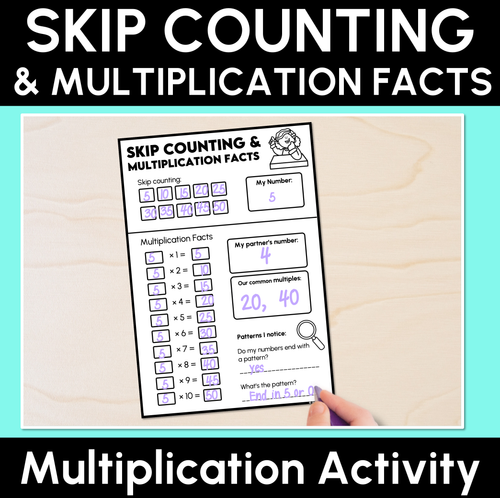 Resource preview 7 for Multiplicative Relations: Generate & Describe Patterns - Grade 3 & 4 Unit of Work