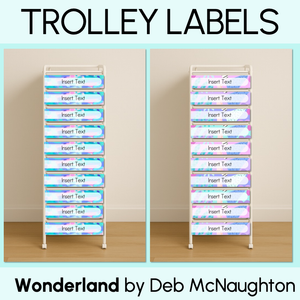 Trolley Labels - The Wonderland Collection