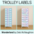 1 for Trolley Labels - The Wonderland Collection