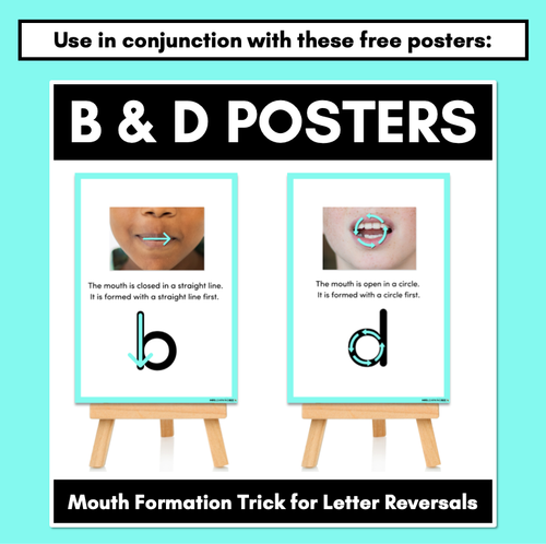 Resource preview 4 for Letter Reversal Worksheets for b and d