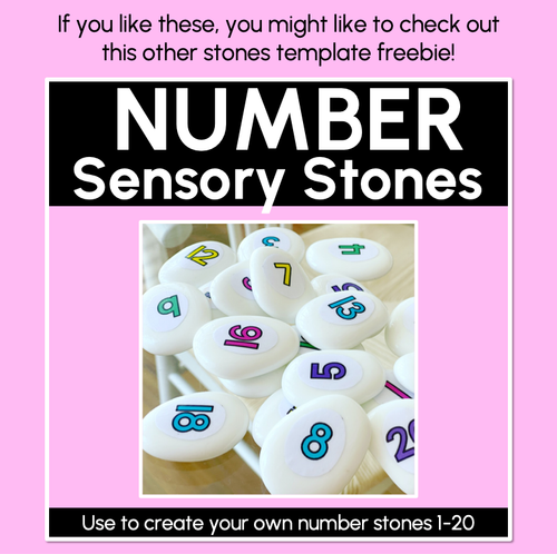 Resource preview 4 for DIY Alphabet Manipulatives - SOUND STONES FREEBIE