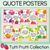 1 for Inspirational or Motivational Quote Posters - The Tutti Frutti Collection - Colourful Classroom Decor 