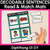 7 for Dipthongs Decodable Sentence Activities COMPLETE BUNDLE
