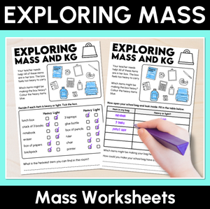 Exploring Mass in Kilograms Worksheets