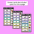 4 for Consonant Digraph Word Chains for Beginning, Middle & End Sounds