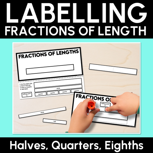 Resource preview 8 for Halve Lengths to Form Eighths - Grade 1 & 2 Unit of Work