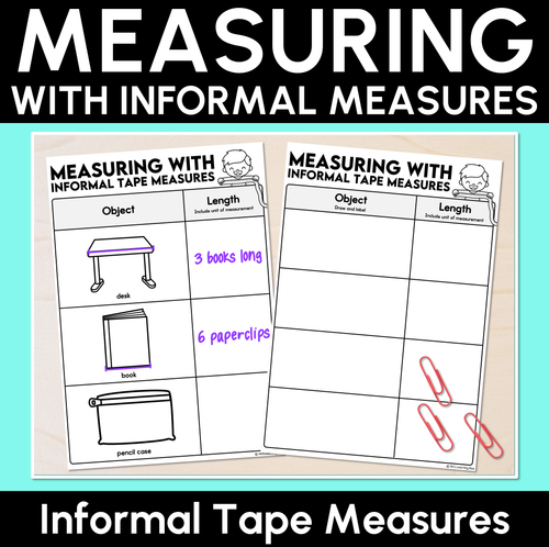 Resource preview 7 for Compare & Order Lengths Using Appropriate Informal Units - Unit of Work