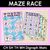 1 for Consonant Digraph CH SH TH WH Words Maze Race - CH SH TH WH Words Mats