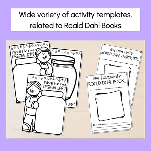 Resource preview 4 for Roald Dahl Day Activity Templates & Posters