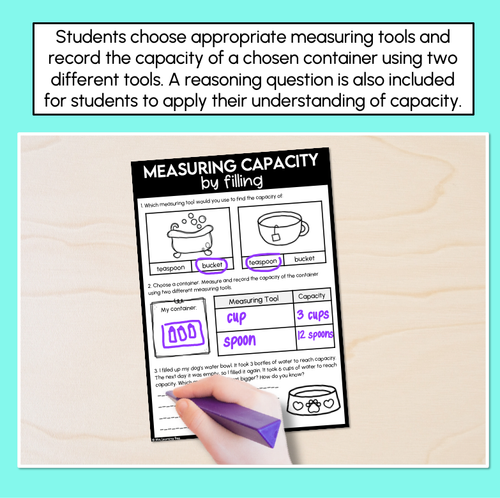 Resource preview 2 for Measuring Capacity by Filling