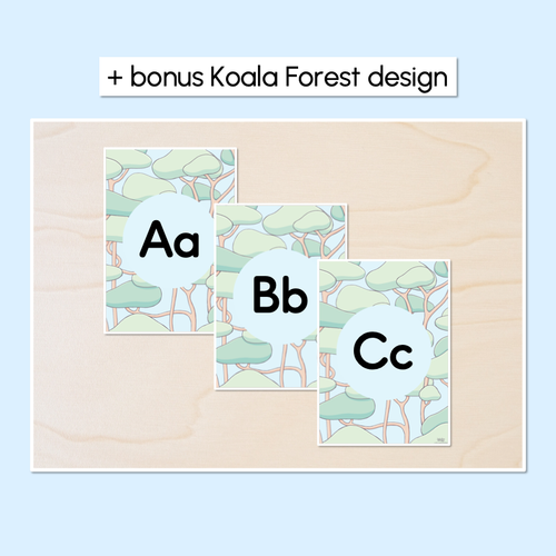 Resource preview 4 for ALPHABET POSTERS - The Brentos Collection - Pastel Rainbow