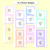 4 for BOOK BOX HOLDER EDITABLE LABELS- The Kasey Rainbow Collection
