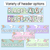4 for PLACE VALUE POSTERS - The Brentos Collection - Pastel Rainbow