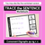 5 for Consonant Digraphs qu ng + x - Trace the Sentence Task Cards - Missing Words