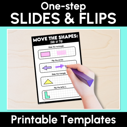 Resource preview 8 for Transform 2D Shapes with Slides & Reflections - Grade 1 & 2 Unit of Work