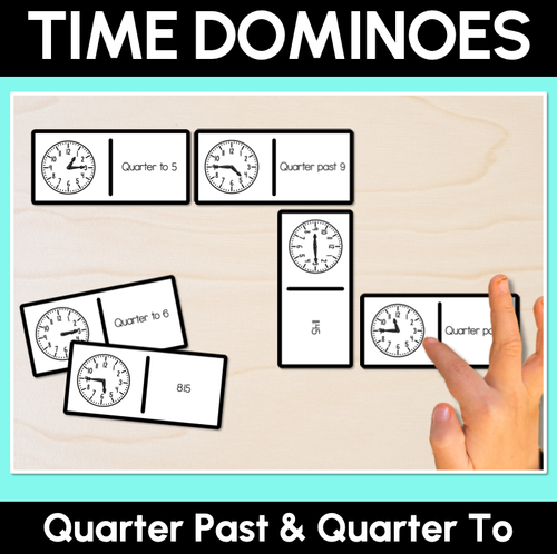 Resource preview 6 for Time to the Quarter Hour - Grade 1 & 2 Unit of Work