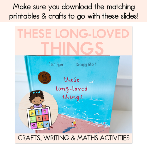 Resource preview 4 for These Long-Loved Things Writing, Maths & Design Prompt Editable Slides - Book Week 2025