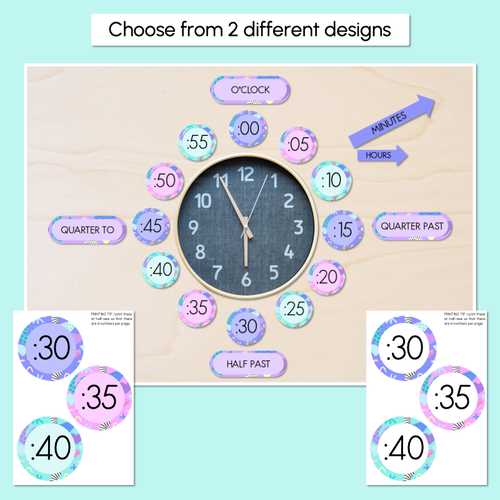 Resource preview 2 for CLOCK DISPLAY - The Wonderland Collection