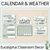 1 for Calendar & Weather Display - The Eucalyptus Edit - Eucalyptus Classroom Decor