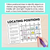 2 for Locating Positions - Position Worksheets