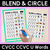 13 for Blend & Circle - CVC CVCC CCVC Words Blending Mats Bundle