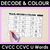 4 for Trace, Decode & Colour - CVC CVCC CCVC Words Decodable Worksheets Bundle