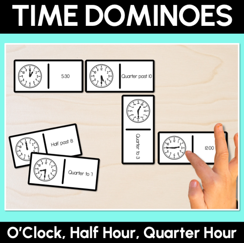 Resource preview 7 for Time to the Quarter Hour - Grade 1 & 2 Unit of Work