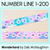 1 for NUMBER LINE DISPLAY- The Wonderland Collection