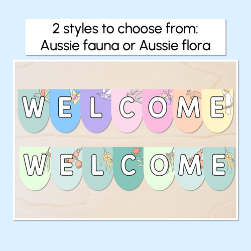 Resource preview 2 for WELCOME Bunting - The Brentos Collection