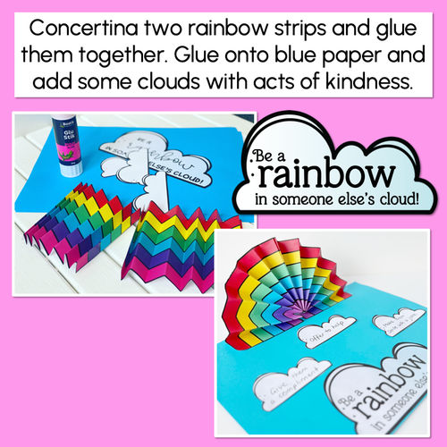 Resource preview 2 for Be A Rainbow in Someone's Cloud CRAFTIVITY