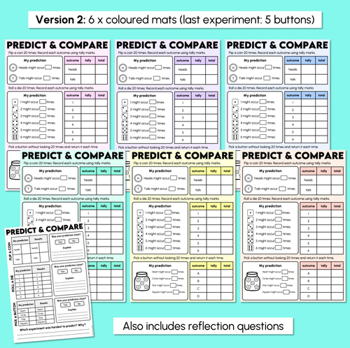 Resource preview 4 for Predict & Compare - Predicting Outcomes Mats
