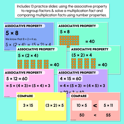 Resource preview 3 for Number Properties - Commutative & Associative Property - Multiplication Properties Teaching Slides