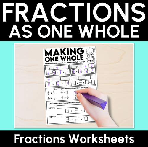 Resource preview 3 for Fractional Quantities Equal To & Greater Than One - Grade 3 & 4 Unit of Work