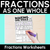 3 for Fractional Quantities Equal To & Greater Than One - Grade 3 & 4 Unit of Work