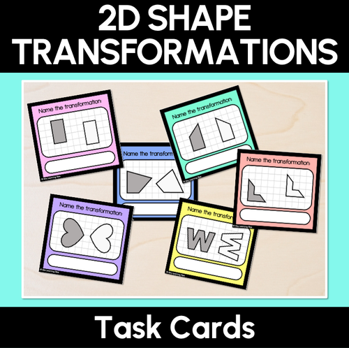 Resource preview 10 for Transform 2D Shapes with Slides & Reflections - Grade 1 & 2 Unit of Work