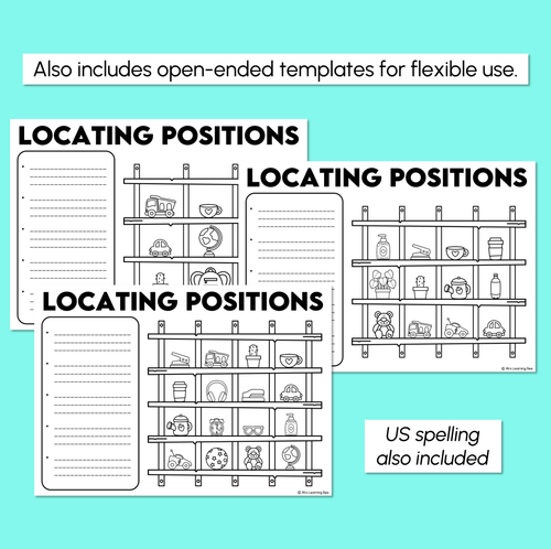 Resource preview 5 for Locating Positions - Position Worksheets