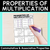1 for Properties of Multiplication - Commutative & Associate Property Worksheets