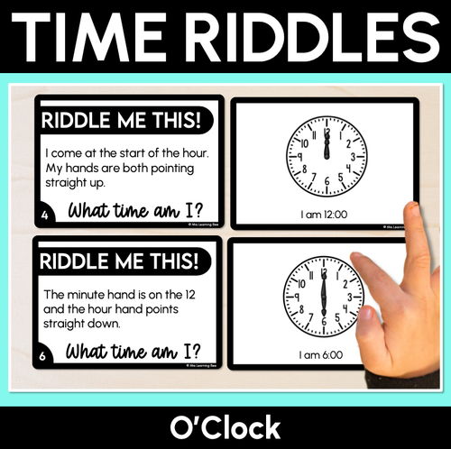 Resource preview 19 for Time to the Quarter Hour - Grade 1 & 2 Unit of Work