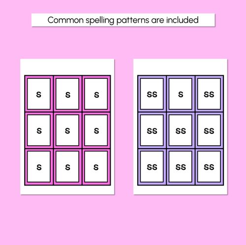 Resource preview 4 for S SOUND BINGO - Ways to spell the /s/ phoneme