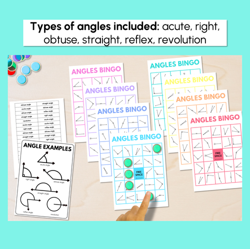 Resource preview 2 for Angles Bingo - Identifying Angles by Angle Image