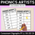 4 for Phonics Artists - Consonant Digraphs Decodable Words & Sentences Complete Bundle