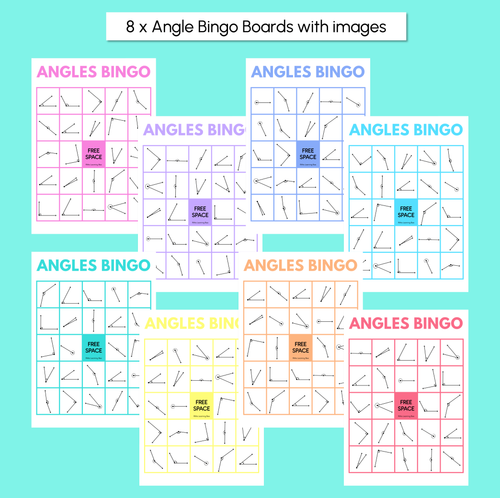 Resource preview 3 for Angles Bingo - Identifying Angles by Angle Image