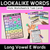 1 for LOOKALIKE WORDS with LONG E Words - LONG VOWEL E Words - Task Cards & Printables