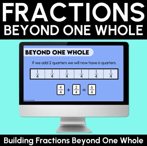 Resource preview 13 for Fractional Quantities Equal To & Greater Than One - Grade 3 & 4 Unit of Work