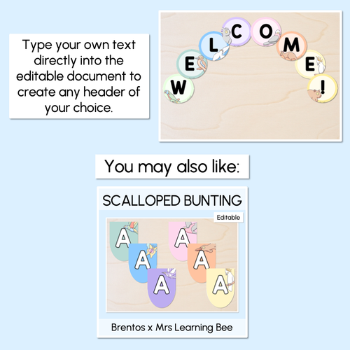 Resource preview 4 for EDITABLE ACCENTS - Alphabet & Numbers - The Brentos Collection