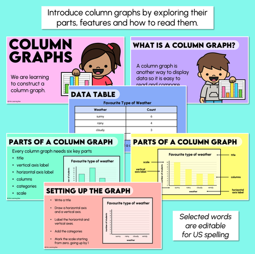 Resource preview 2 for Organising Data Into Column Graphs - Digital Slides