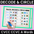 3 for Trace, Decode & Circle - CVC CVCC CCVC Decodable Word Mats Bundle