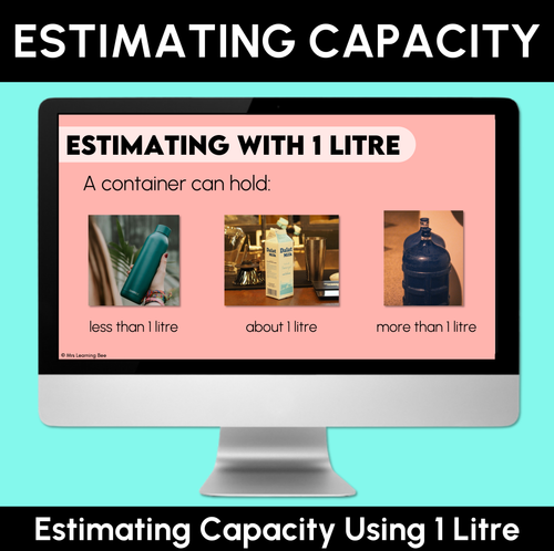 Resource preview 1 for Estimating Capacity Using 1 Litre - Digital Slides