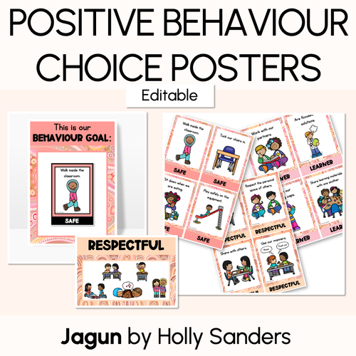 Resource preview 1 for Positive Behaviour for Learning Posters- The Jagun Collection